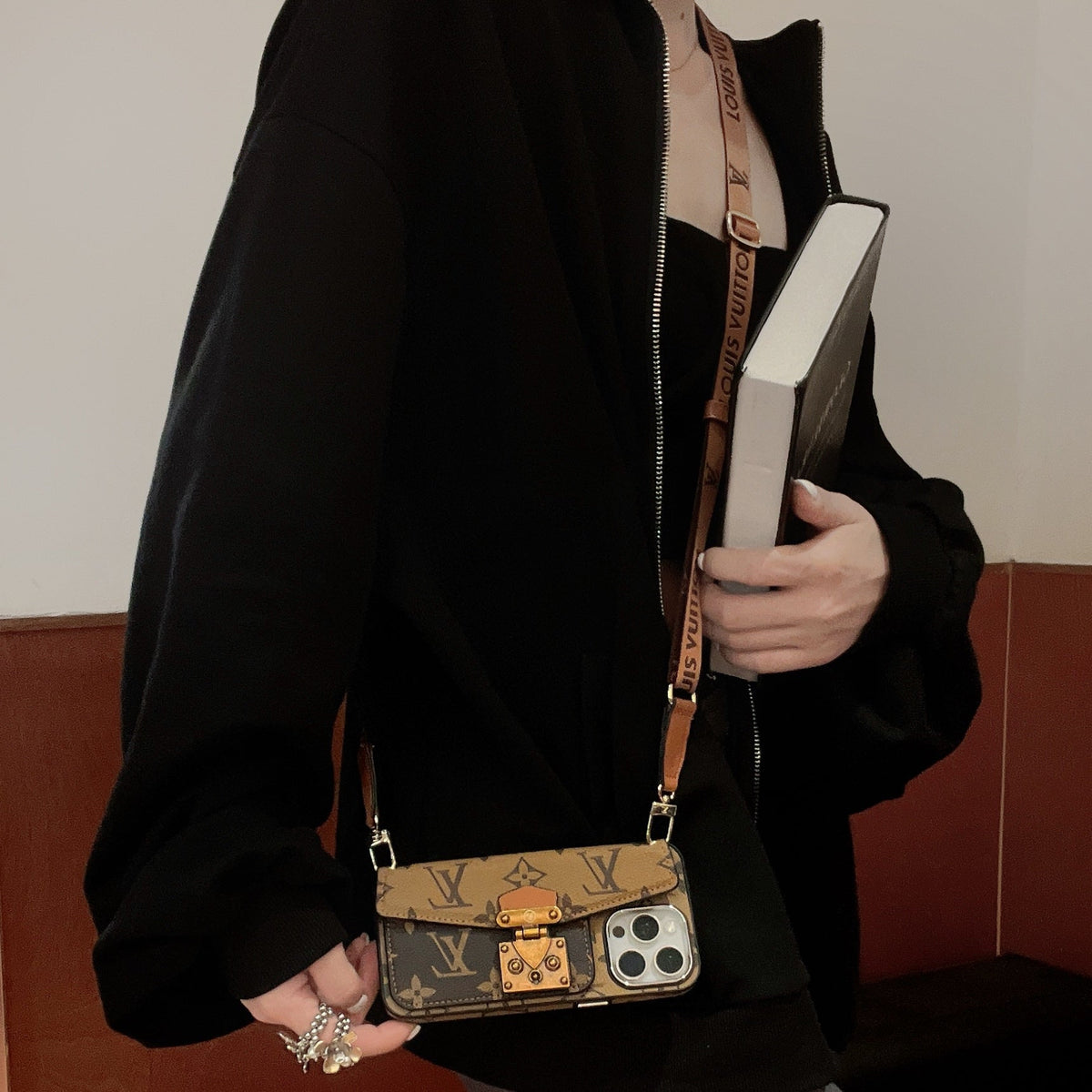 CrossBody Card Holder iPhone Case
