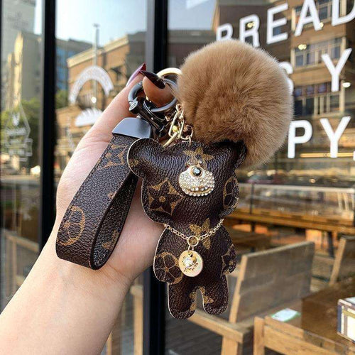 Bear Ball Pendant Keychain